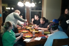Family style dinner