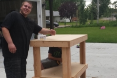 Student design and build work bench